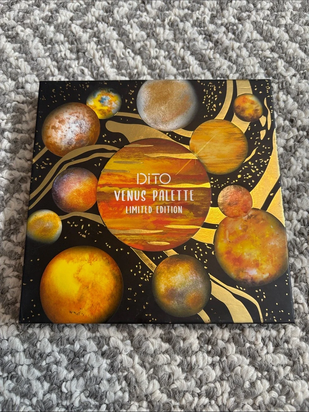 DiTO Venus Palette Limited Edition Eyeshadow - Gold & Orange Shades